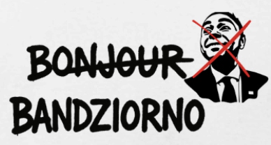 KOSZULKA ANTY NAWROCKI –BONJOUR BANDZIORNO MĘSKA BIAŁA