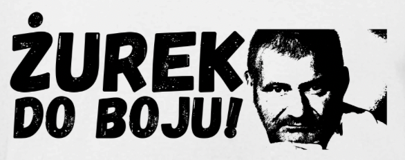 KOSZULKA T-SHIRT ŻUREK DO BOJU – MĘSKA BIAŁA
