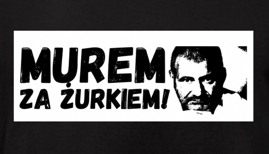 KOSZULKA T-SHIRT MUREM ZA ŻURKIEM – MĘSKA CZARNA
