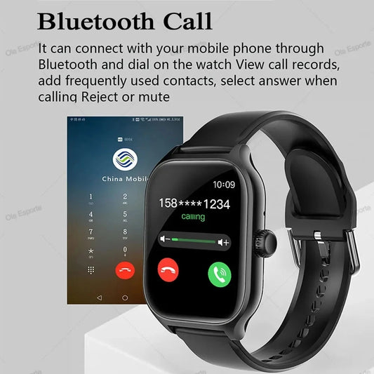 Smartwatch z rozmowami Bluetooth, monitorem zdrowia i ekranem 1.83" – dla niej i dla niego