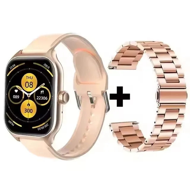 Smartwatch z rozmowami Bluetooth, monitorem zdrowia i ekranem 1.83" – dla niej i dla niego