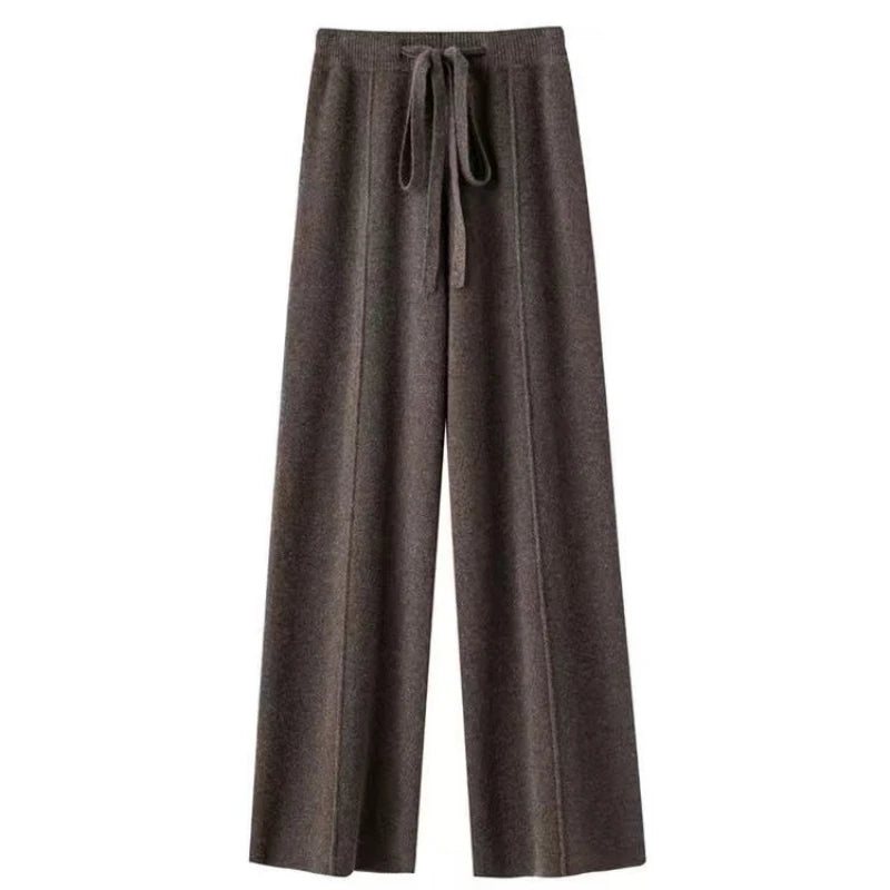 Czarne Spodnie Dresowe Damskie Wide Leg Wysoki Stan – Retro HipHop Korean