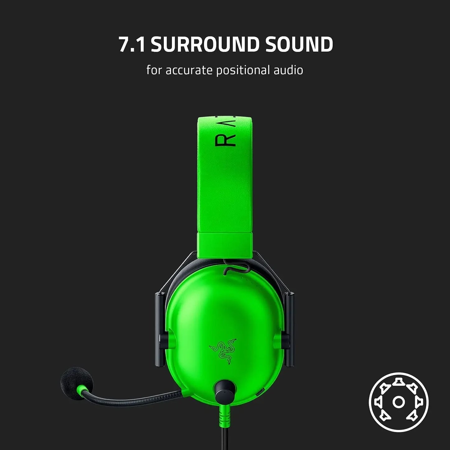 Razer BlackShark V2 X - Słuchawki gamingowe z ANC