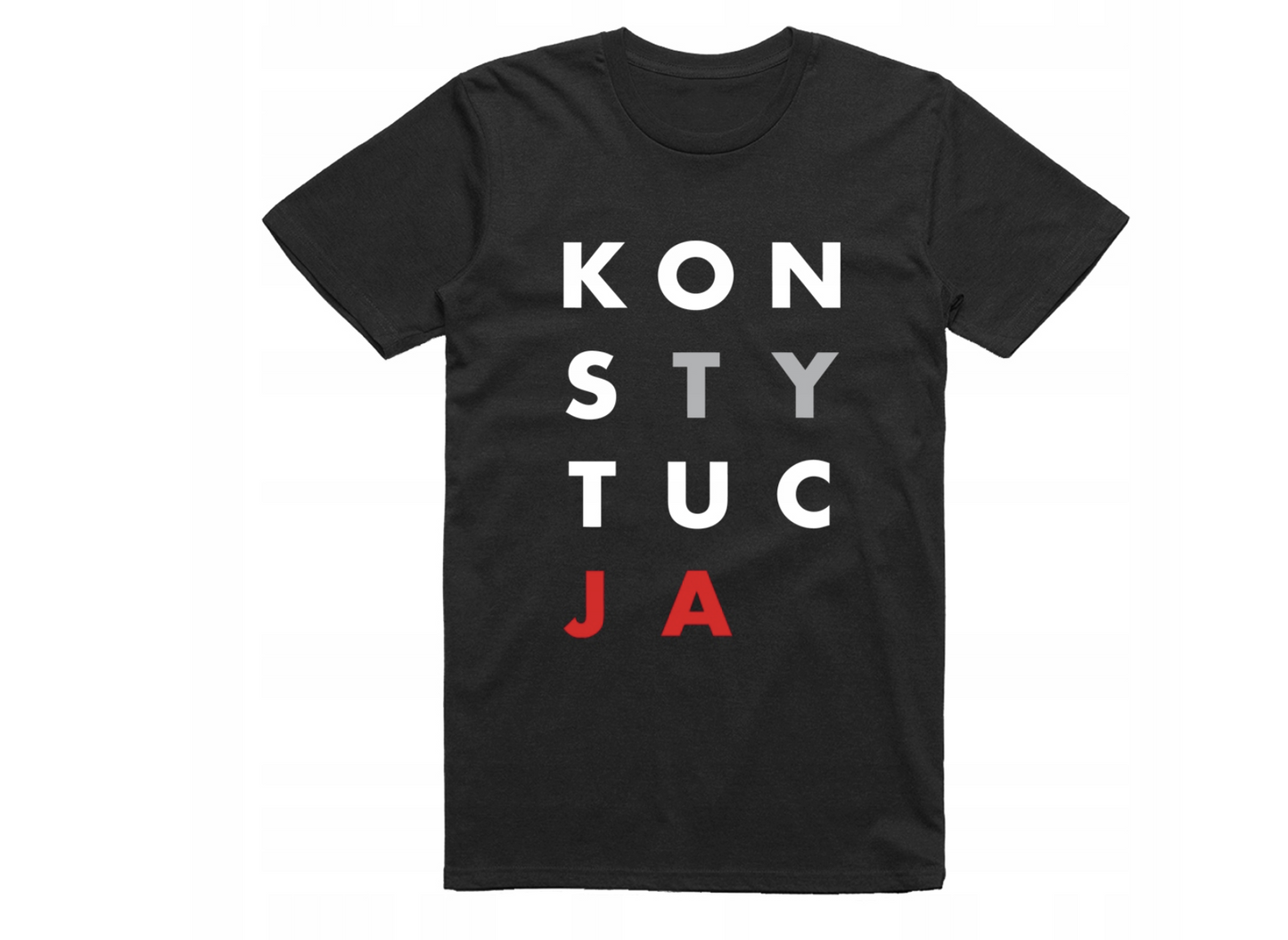 Koszulka z napisem Konstytucja
