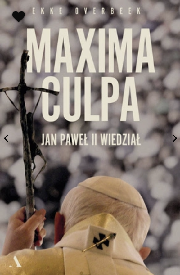 Książka "Maxima Culpa. Jan Paweł II wiedział" – Ekke Overbeek