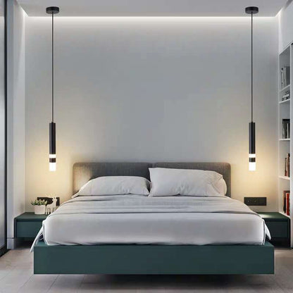 Lampa wisząca LED sufitowa dwukierunkowa 10W | Kuchnia, Salon, Bar | Czarna aluminiowa