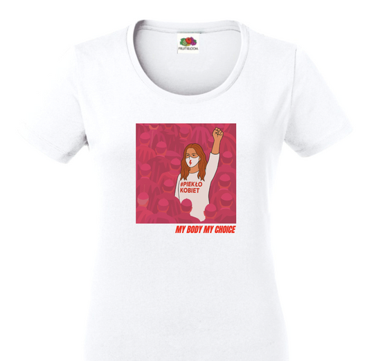 T-shirt / koszulka „PIEKŁO KOBIET” – biała