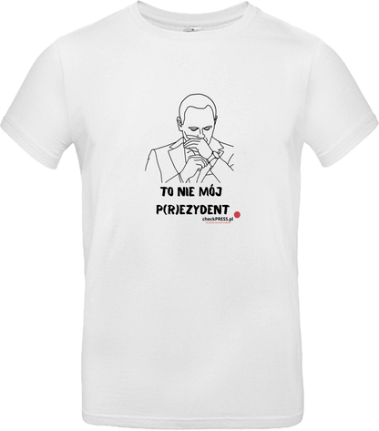 KOSZULKA ANTY NAWROCKI – TO NIE MÓJ PREZYDENT ALFONS MĘSKA BIAŁĄ