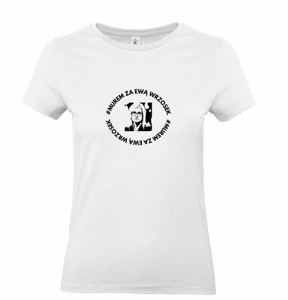 Koszulka T-Shirt Murem za Wrzosek – damska biała