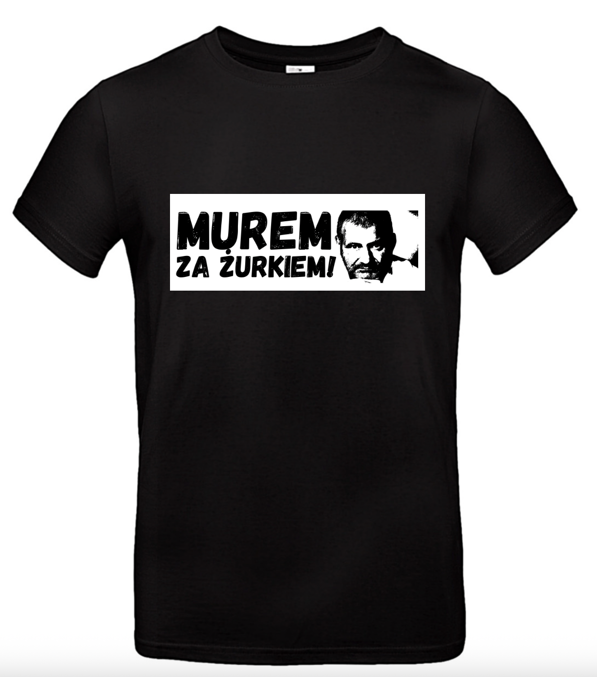 KOSZULKA T-SHIRT MUREM ZA ŻURKIEM – MĘSKA CZARNA