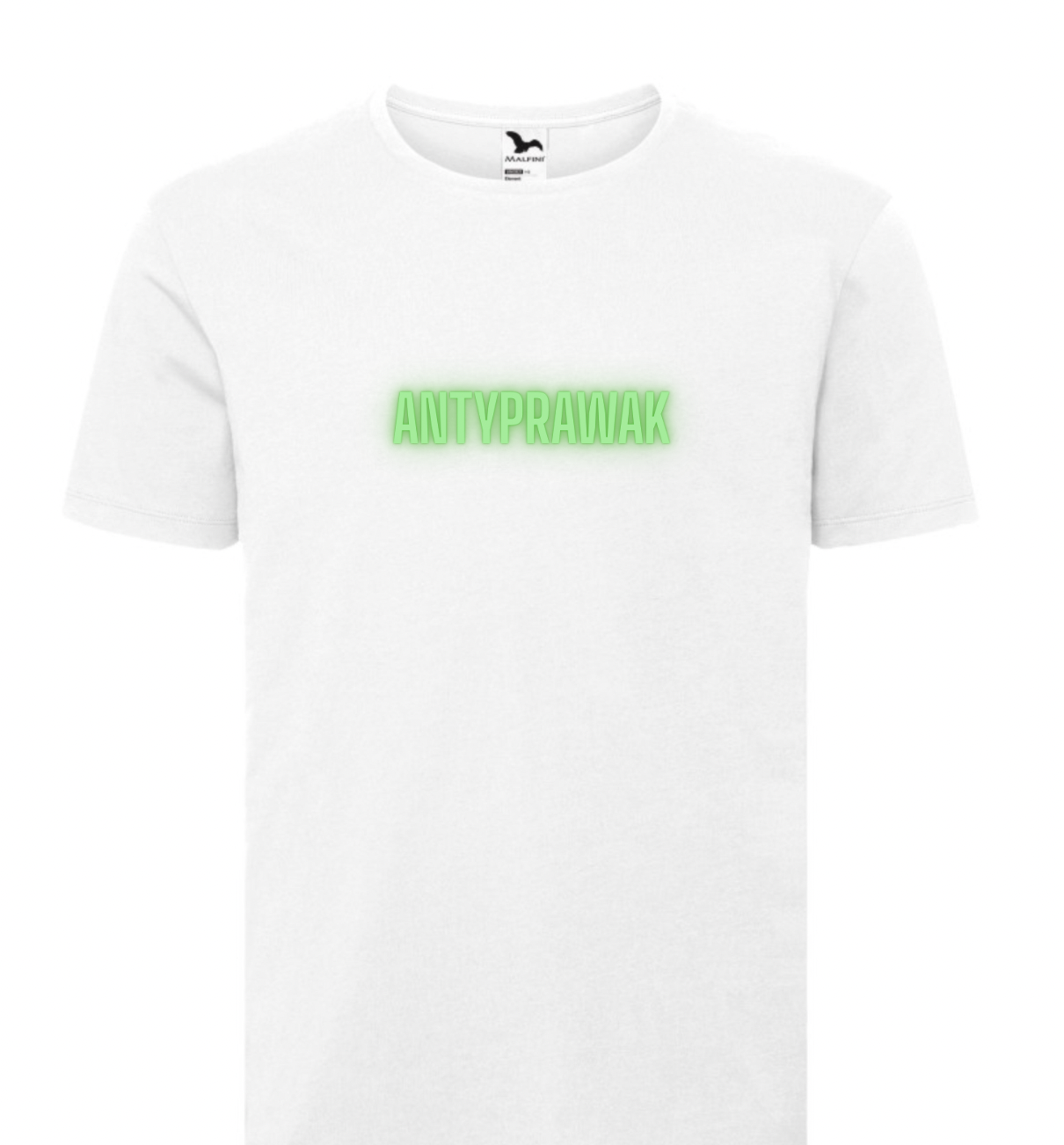 Koszulka ANTYPRAWAK męska – biały T-shirt