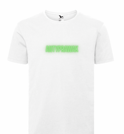 Koszulka ANTYPRAWAK męska – biały T-shirt