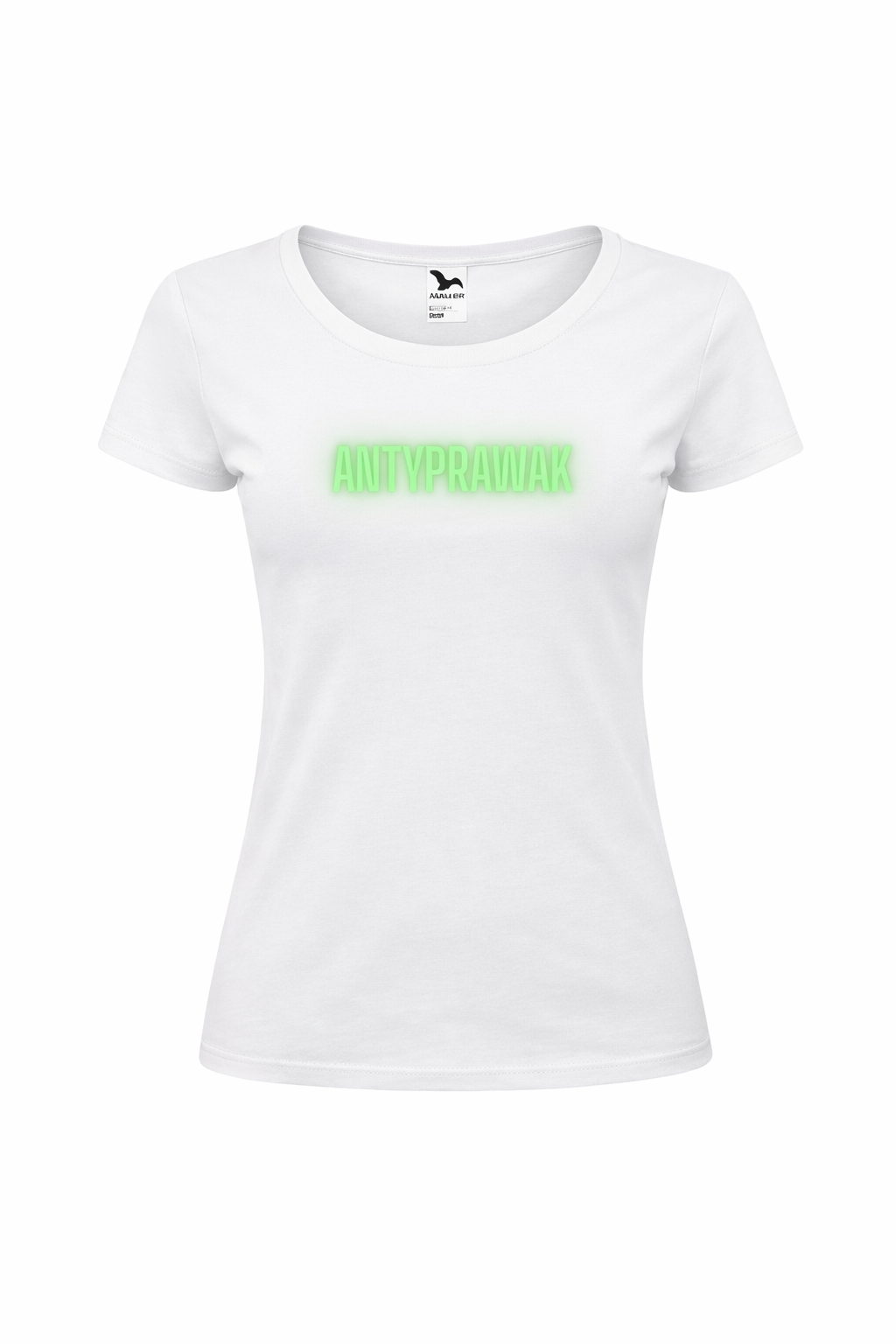 Koszulka ANTYPRAWAK damska – biały T-shirt