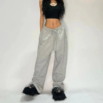 Spodnie Dresowe w Paski Unisex Jogging – Luźne Harajuku HipHop Streetwear
