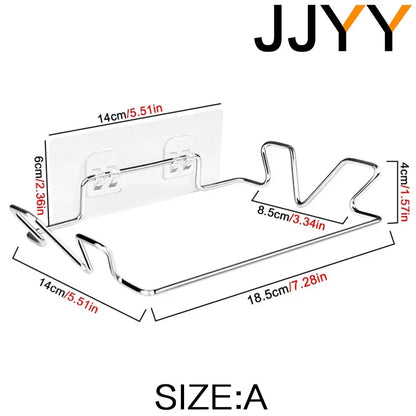 Uchwyt na worki na śmieci do szafki kuchennej - stal nierdzewna