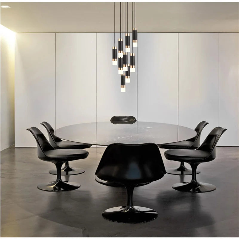 Lampa wisząca LED sufitowa dwukierunkowa 10W | Kuchnia, Salon, Bar | Czarna aluminiowa
