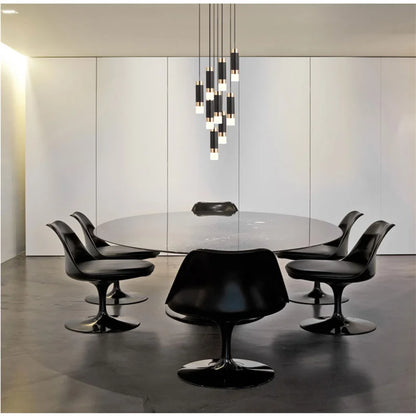 Lampa wisząca LED sufitowa dwukierunkowa 10W | Kuchnia, Salon, Bar | Czarna aluminiowa