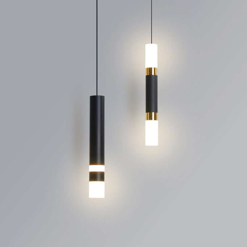 Lampa wisząca LED sufitowa dwukierunkowa 10W | Kuchnia, Salon, Bar | Czarna aluminiowa