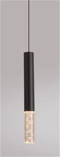 Lampa wisząca LED sufitowa dwukierunkowa 10W | Kuchnia, Salon, Bar | Czarna aluminiowa