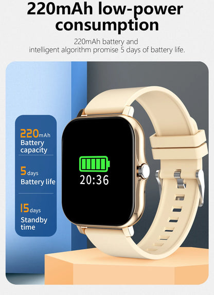 Smartwatch z rozmowami Bluetooth, monitorem zdrowia i GPS – ekran 2,01"