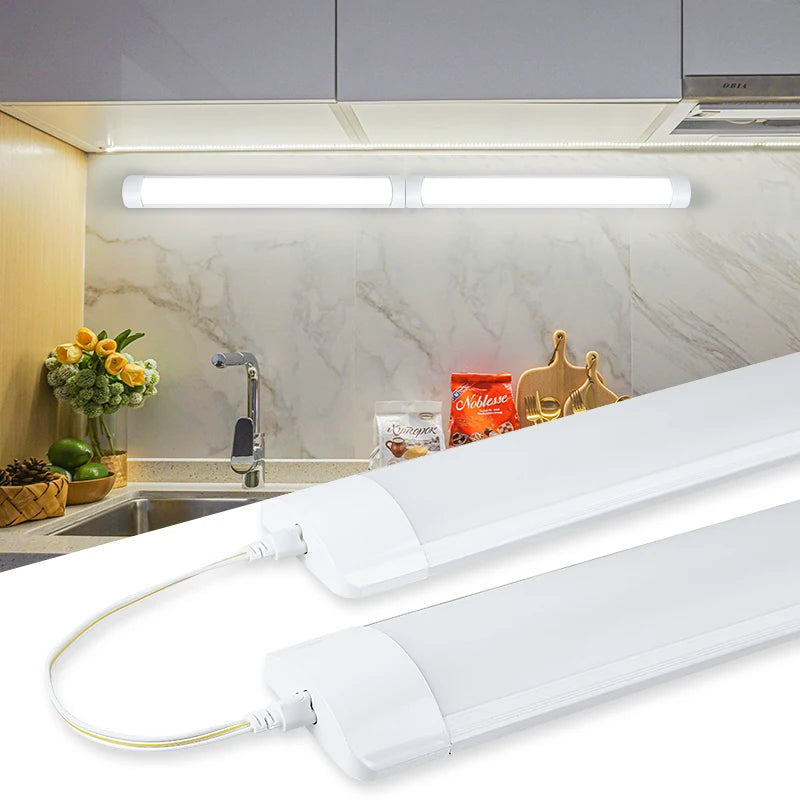 Lampa LED pod szafki kuchenne 10W/20W z przewodem 1,8m | 85-265V