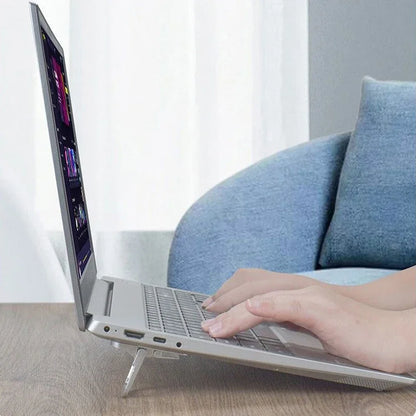 Składana Podstawka pod Laptopa 2szt – Niewidzialna, Samoprzylepna, 2 Kąty Nachylenia