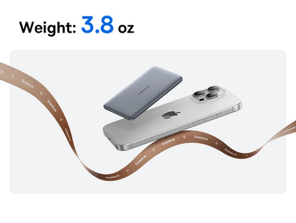 Baseus Power Bank 5000mAh 15W Magnetyczny Wireless