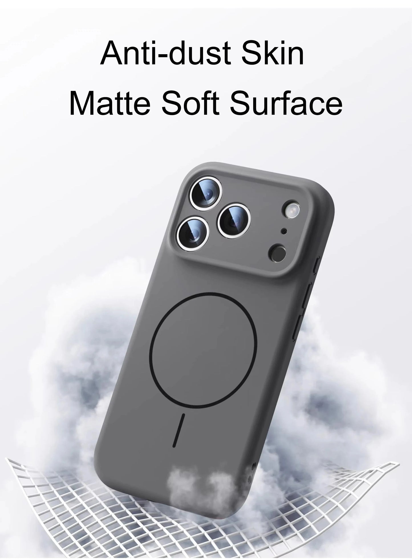 Magnetyczne Etui Silikonowe MagSafe iPhone 17 16 15 14 13 12 Pro Max Plus Air – Miękkie w Dotyku