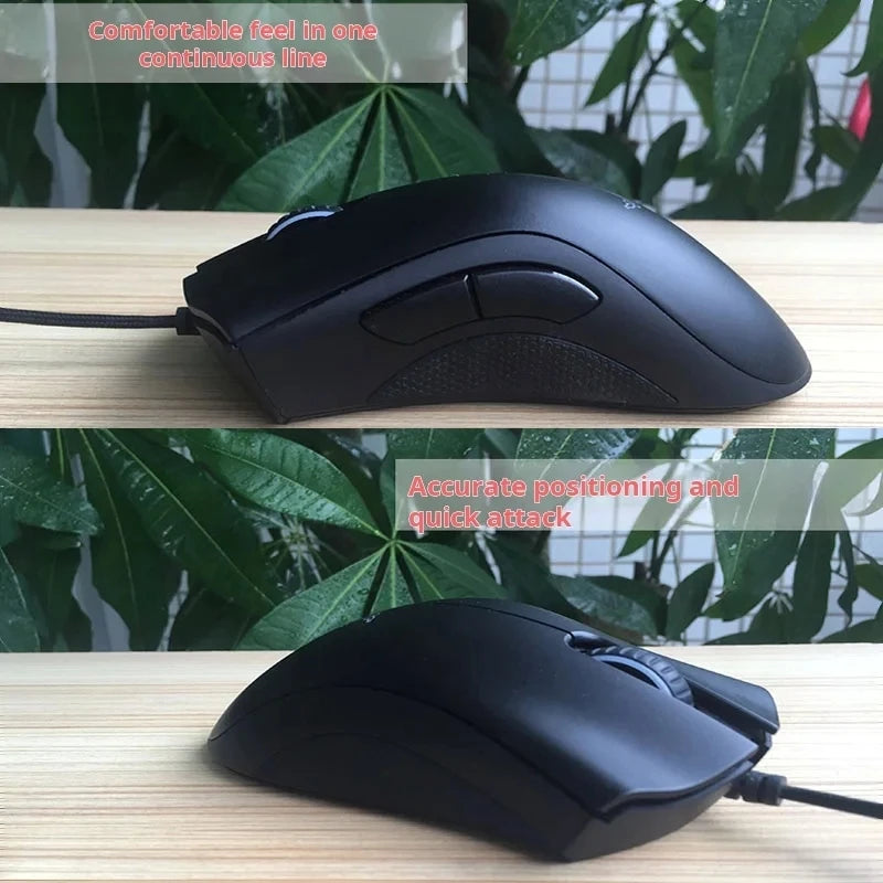 Mysz Gamingowa Razer Przewodowa 6400 DPI 5 Przycisków USB Prawa Ręka LOL E-sport Biuro