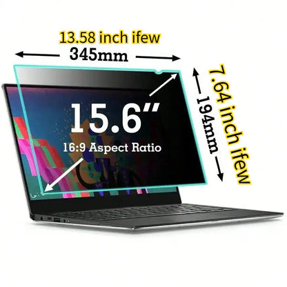 Filtr Prywatności na Ekran Laptopa 12.5 13.3 14 15.6 16 17.3 cali – Ochrona Anti-Spy