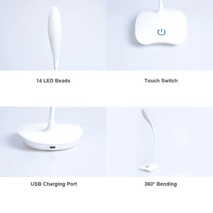 Lampka biurkowa LED USB z ochroną oczu – lampka do czytania i nauki