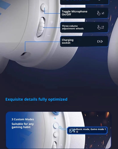 Słuchawki bezprzewodowe MCHOSE V9 Pro Bluetooth 3w1