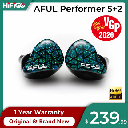 AFUL Performer 5+2 i 7 - Słuchawki douszne z hybrydową technologią