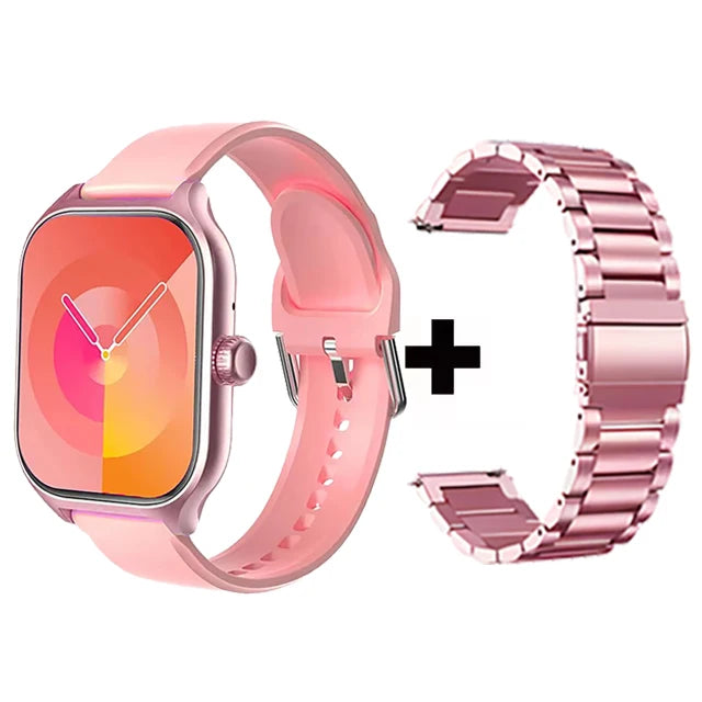 Smartwatch z rozmowami Bluetooth, monitorem zdrowia i ekranem 1.83" – dla niej i dla niego