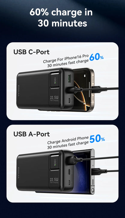 Power Bank 20000mAh 22.5W szybkie ładowanie iPhone Xiaomi
