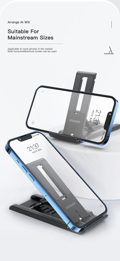 Składany uchwyt na telefon i tablet do biurka Essager – podstawka na iPhone, iPad, Xiaomi
