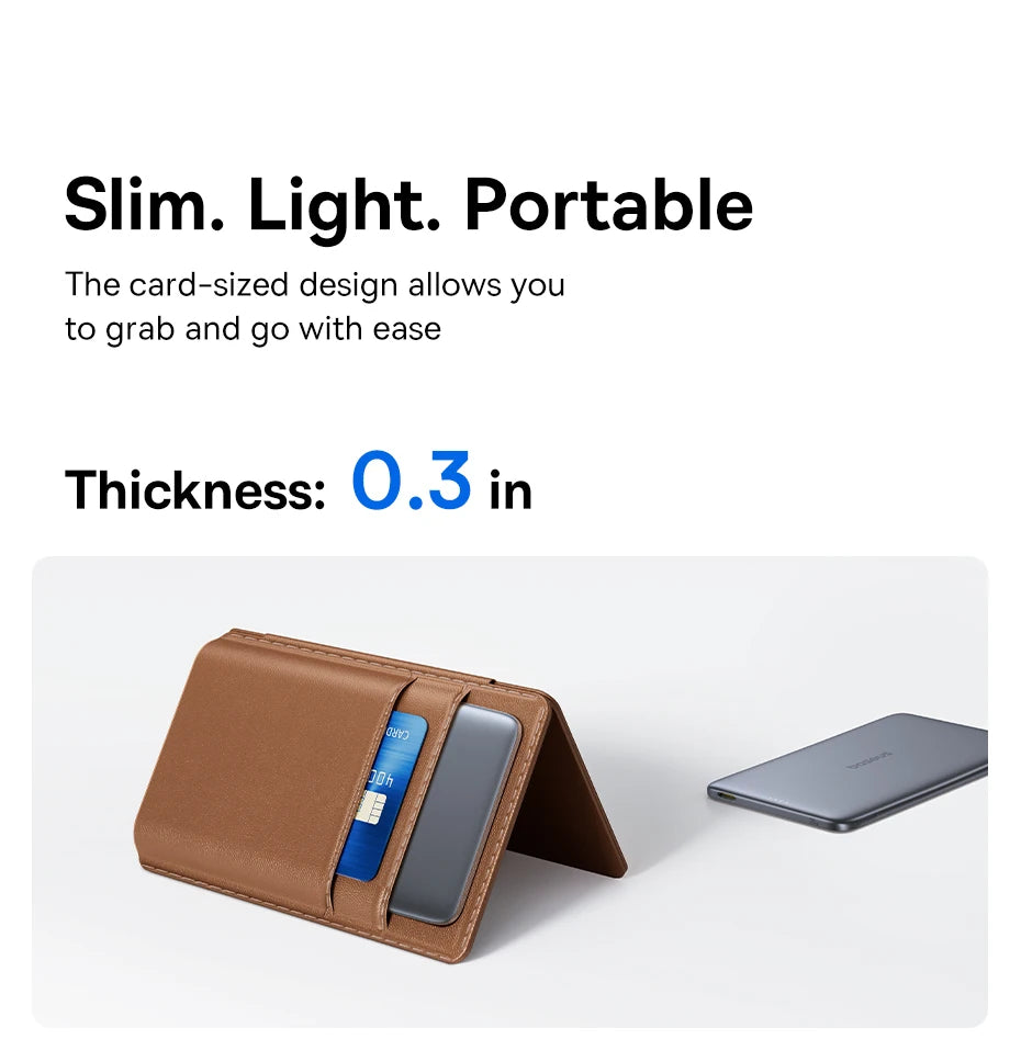 Baseus Power Bank 5000mAh 15W Magnetyczny Wireless