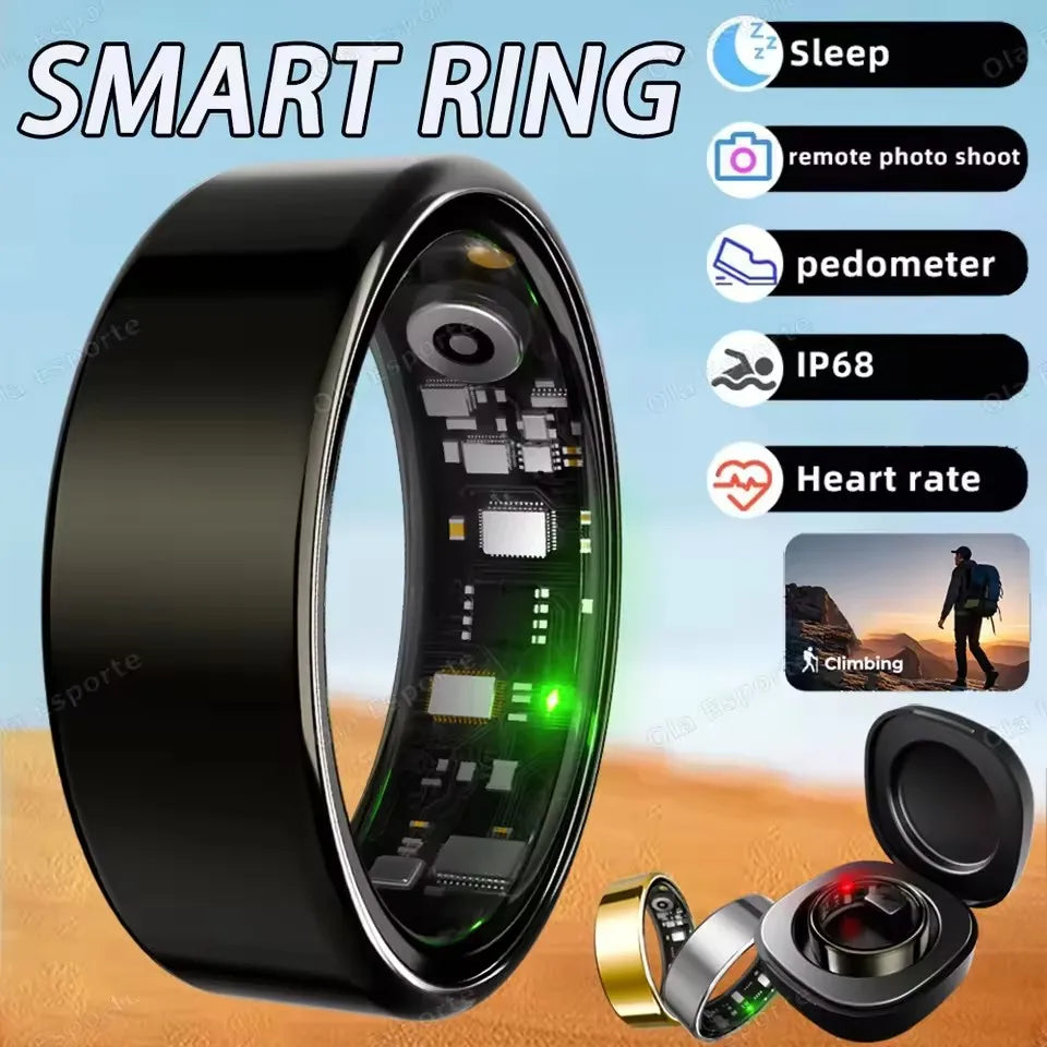 Inteligentny Pierścień Smartring – Tętno, Ciśnienie, Sen, SpO2 | IP68 | Bluetooth 5.3