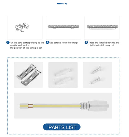 Lampka LED pod szafkę kuchenną 5W 10W 20W – zimna/ciepła biel 220V
