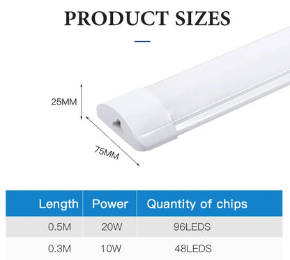 Lampka LED pod szafkę kuchenną 5W 10W 20W – zimna/ciepła biel 220V