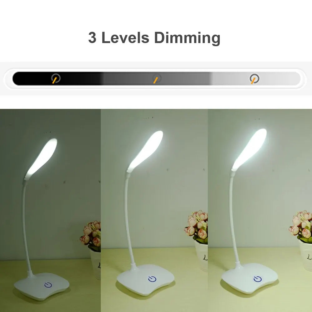 Lampka biurkowa LED USB z ochroną oczu – lampka do czytania i nauki