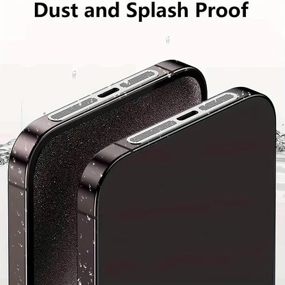 Siateczka przeciwkurzowa do iPhone 12 13 14 15 16 Pro – metalowa ochrona głośnika słuchawkowego (5 szt.)