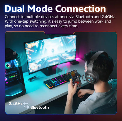 Słuchawki Bluetooth QCY Heroad V200 - 50mm Driver