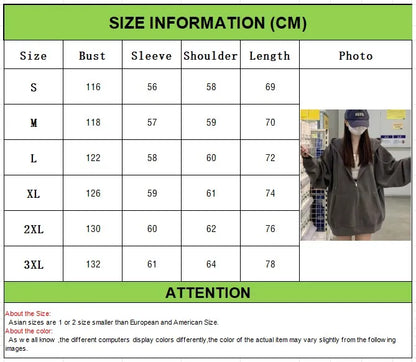Bluza Kurtka Damska z Zamkiem Y2K Harajuku – Koreański Streetwear Jesień