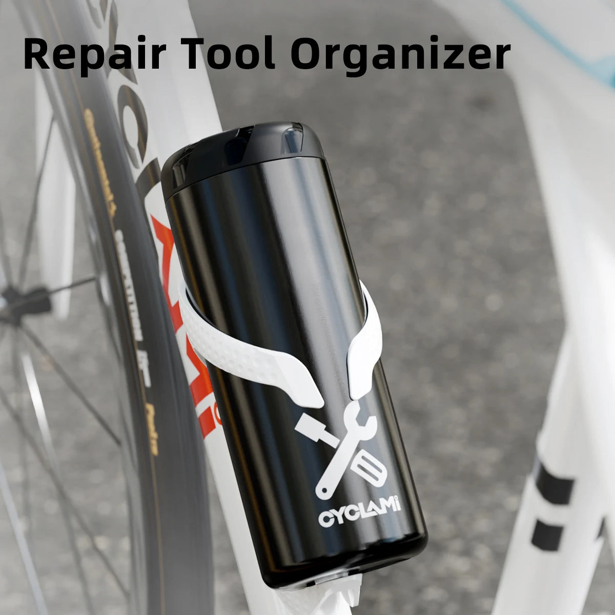 CYCLAMI Portable Cycling Tool Box MTB Road Bicycle Capsule Boxes Apply Bottle Cage Storage Repair Tool Kit Bike Frame Equipment