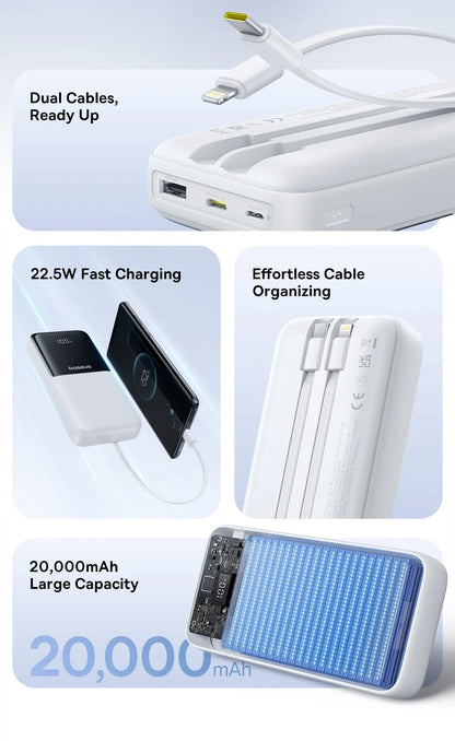 Powerbank 20000mAh PD 22.5W szybkie ładowanie