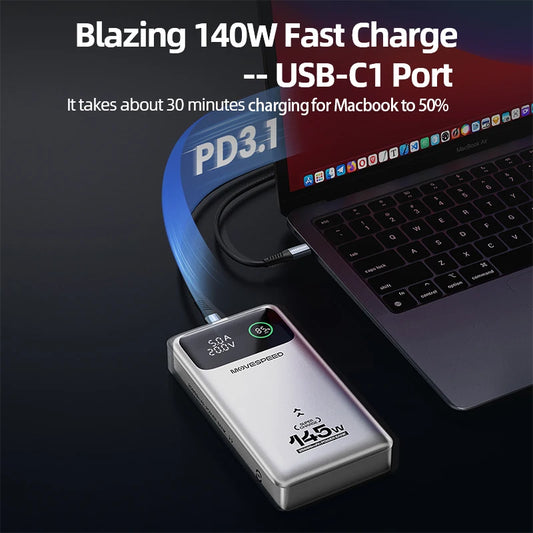 MOVESPEED M25Pro 25000mAh Power Bank 140W USB-C