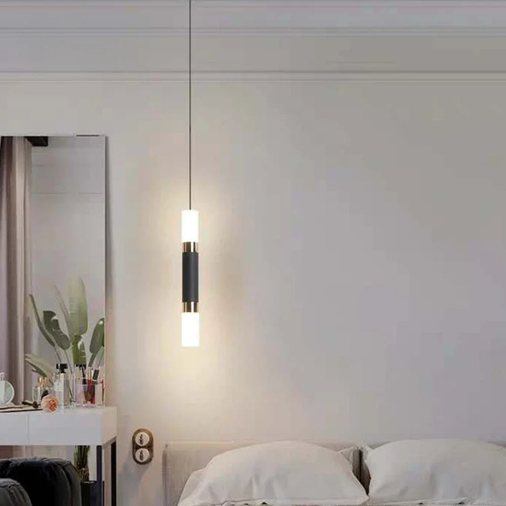 Lampa wisząca LED 6W dwukierunkowa góra-dół | aluminium | salon kuchnia bar