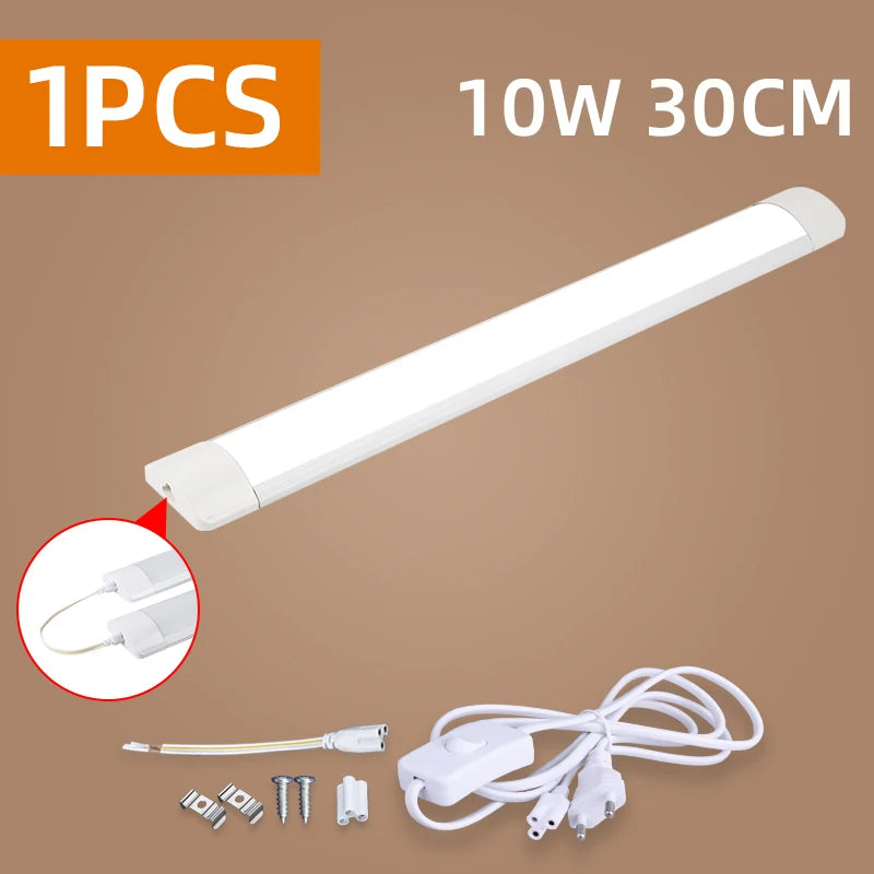 Podszafkowa Lampa LED 10W/20W – Listwa Oświetleniowa pod Szafkę Kuchenną 220V