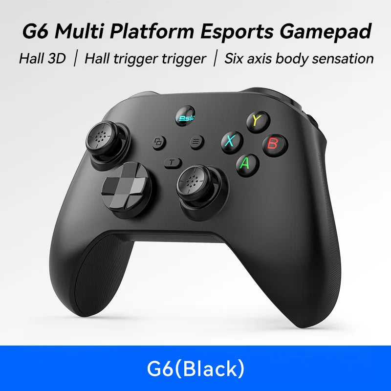 Kontroler G6 Bezprzewodowy do Gier Mobilnych z Hall Trigger i Hall Joystick | Switch / PC / Android / iOS